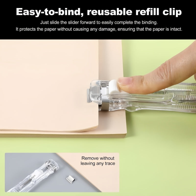 Portable Binder Clip Stapler
