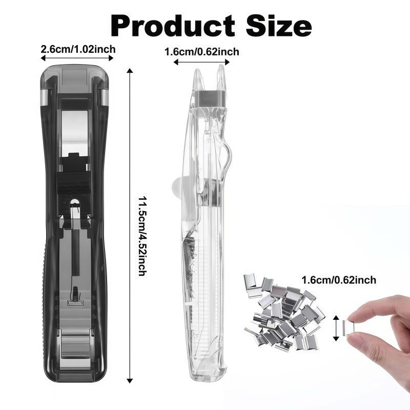 Portable Binder Clip Stapler