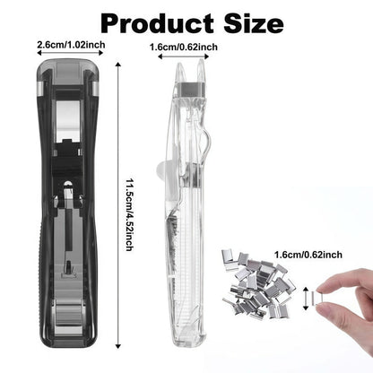 Portable Binder Clip Stapler