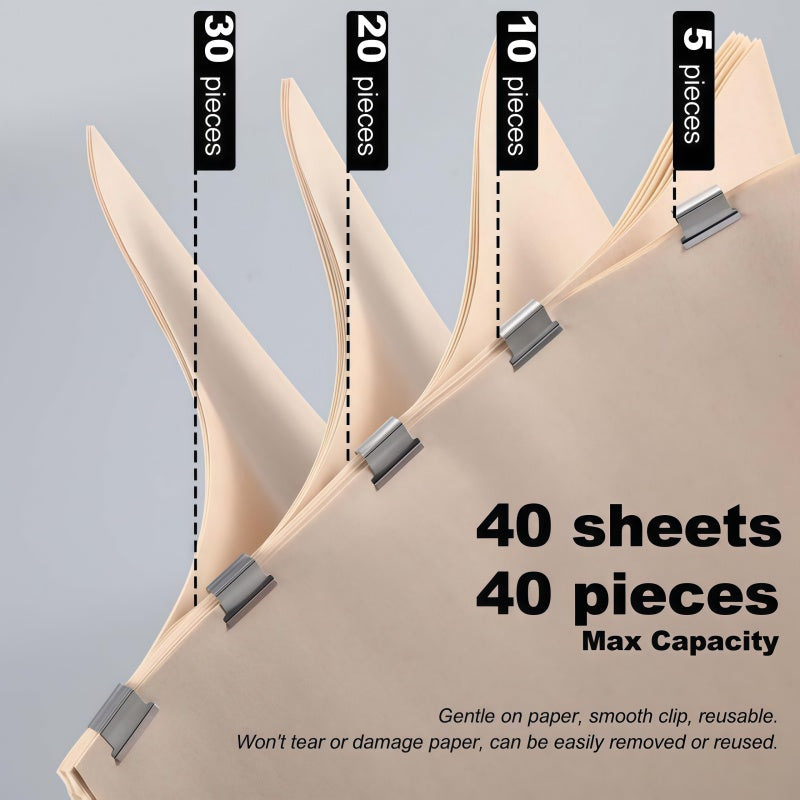 Portable Binder Clip Stapler